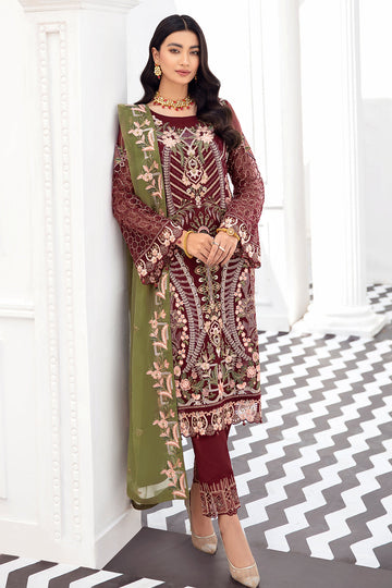 Ramsha D-810 Rangoon Chiffon Vol 8 2022 Online Shopping